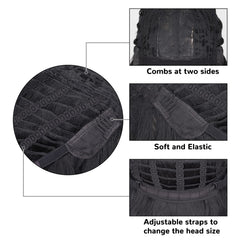 MerisiHair adjustable cap strap 21-23 ensures secure fit across head shapes
