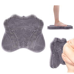Merleu Show Foot Scrubber Mat butterfly design for thorough back and foot cleansing