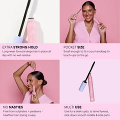 Mermade Hair Gel Wand slick-down-baby-hairs focus for a neat, refined look