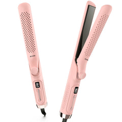 MESCOMB 360° Airflow Styler closeup shows ergonomic grip and even heat for smooth styles.