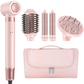MESCOMB 5-in-1 high-speed styler in action delivering fast drying and volume.
