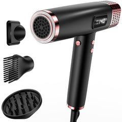MESCOMB dual-voltage hair dryer image showing compact travel-ready design for on-the-go styling.