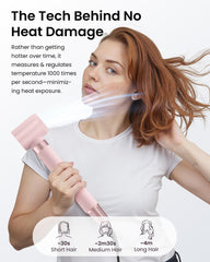 MESCOMB heat-sensor technology maintains safe styling temperatures