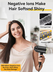 MESHEEN concentrator nozzle concentrates airflow for smooth, frizz-free results.