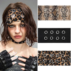 Mesovor headbands black solid close-up for secure all-day wear