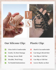 Mesovor nonslip grip hair clip is ideal for workouts and windy commutes.