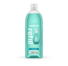 Method Gel Hand Soap Waterfall bottle pour enables quick, mess-free handwashing.
