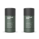 Method Men Juniper & Sage deodorant stick close-up shows aluminum-free freshness for daily wear.