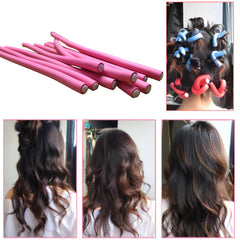 MEYIART no-heat rollers ideal for overnight curls and busy mornings