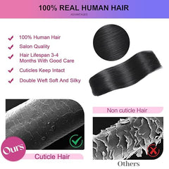 MEYOFUN 8pcs pack clip-ins for easy volume and quick daily styling