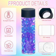 Mhtdet bottles with included funnels and brush for easy filling and cleaning