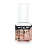 Mia Secret Bio Builder Gel Polish Cover Nude being applied for a smooth sculpted nail.
