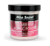 Mia Secret cover pink 4oz bottle for professional nail enhancements with smooth application.