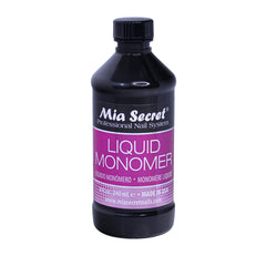 Mia Secret liquid monomer 8 oz bottle for professional acrylic nail work