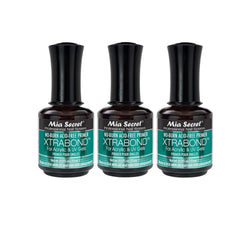 Mia Secret XTRABOND 3pc pack professional primer set for reliable adhesion across systems