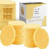 Miaform compressed facial sponges pack closeup for gentle cleansing