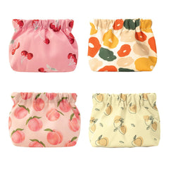 MIAO JIN four-piece small coin purse set front view, compact organization for on-the-go.