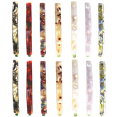 MIAO JIN 14pcs hair clips geometric design close-up for everyday chic styling.