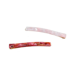 MIAO JIN vintage-style clips worn at weddings and parties.