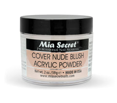 Mia Secret Cover Nude Blush acrylic powder 2oz for durable, natural-looking nail coverage.