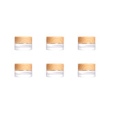 Miayon glass jar 5ml set for travel-size skincare samples.