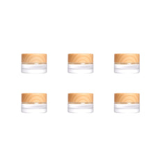 Miayon glass jar 5ml set for travel-size skincare samples.