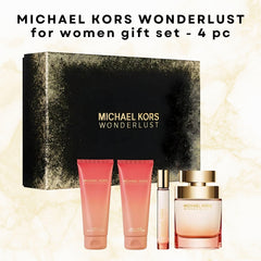 Michael Kors Wonderlust body lotion on application for silky hydration.