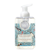 Michel Design Works Winterberry Balsam foaming hand soap pump square delivers gentle cleansing for soft skin