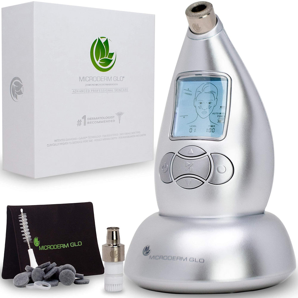 Microderm GLO diamond tip closeup for precise exfoliation and smoother skin