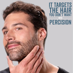 Microtouch Titanium Edge built-in light illuminates precision trimming.