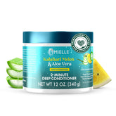 Mielle Organics 2-Minute Deep Conditioner bottle pour delivers quick moisture for dry, curly hair.