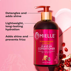 Mielle Pomegranate & Honey leave-in curls soft focus for manageable styling