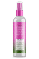 Mielle Rice Water & Aloe scalp moisturizer application image highlighting soothing scalp care.