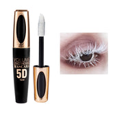 MIESCHER White Mascara waterproof brush close-up for defined lashes.