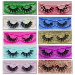 MIKIWI 5D faux mink lashes close-up showing soft fluffy hairs for lightweight daily wear