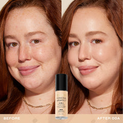 Milani Conceal + Perfect porcelain on skin provides even tone and long wear.