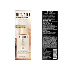 Milani Glow Drops texture close-up reveals lightweight formula for invisible hydration