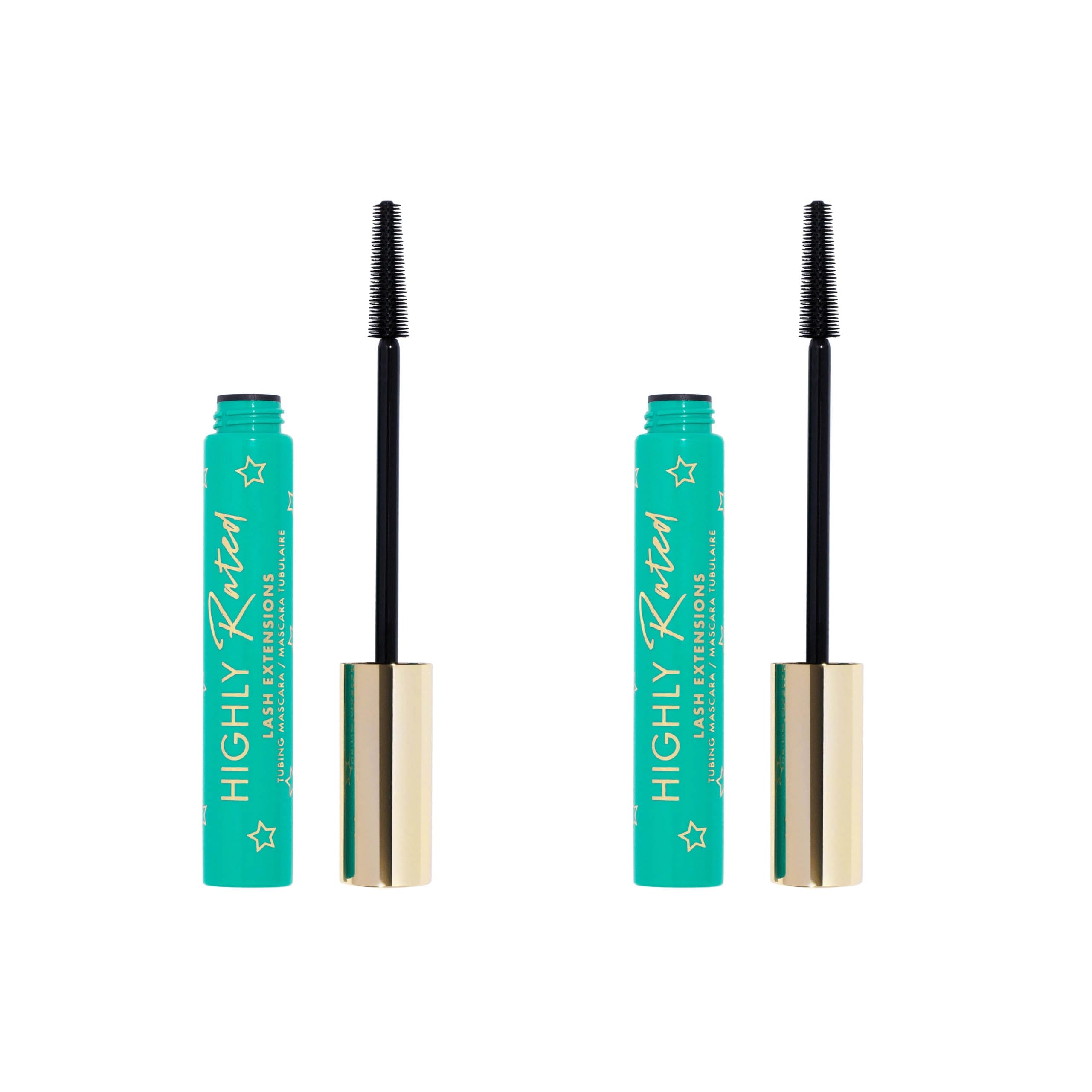 Milani tubing mascara bottle closeup highlights nourishing formula and sleek packaging.