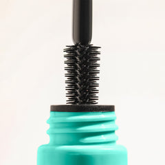 Milani tubing mascara lashes length appearance shows instant extended lashes.