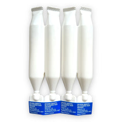Milbon Smooth No.4 Weekly Booster vials closeup showing texture boost