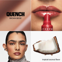 Milk Makeup Balmade Quench lip balm, outer corner application for fuller look.