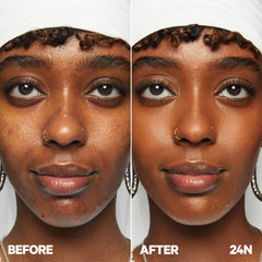 Milk Makeup Future Fluid Concealer 24N crease-proof finish lasts all day.