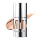 Milk Makeup Future Fluid Concealer tube close-up showing creamy, buildable coverage