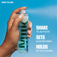 Milk Makeup Hydro Grip spray with hyaluronic acid boosts hydration for comfortable wear.
