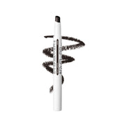 Milk Makeup Kush Brow Shadow Stick brow swatch shows warm brown-black shade for natural definition.