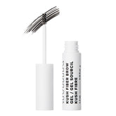 Milk Makeup KUSH Fiber Brow Gel in Diesel Brown-Black delivers a natural lift.