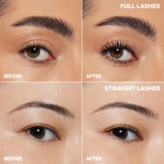 Milk Makeup KUSH High Roll Mascara removal with warm water demonstration