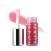 Milk Makeup KUSH lip oil Dream Machine Mauve applied for sheer color on lips