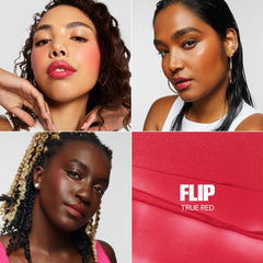 Creamy Lip + Cheek Stick texture ready to blend on skin for seamless color.