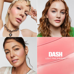 Milk Makeup Lip + Cheek Stick Dash texture close-up appears creamy.